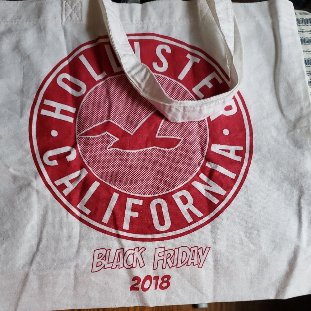 Hollister Logo Canvas Tote